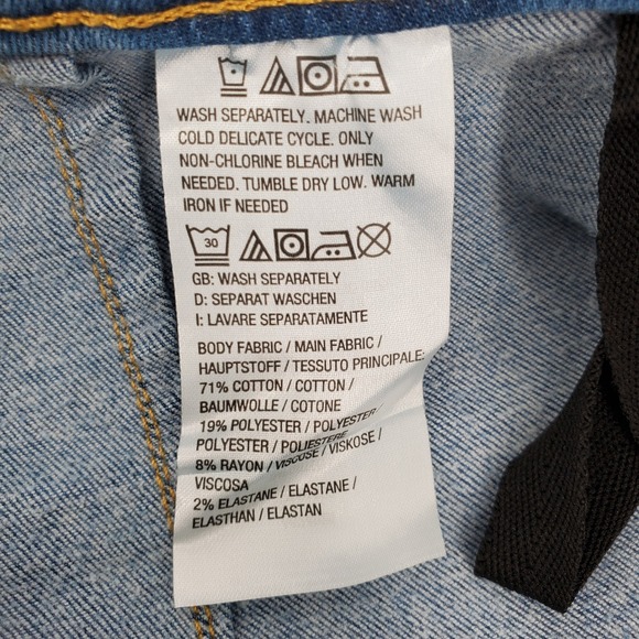 D & Co Adaptive Jeans Straight Leg Medium Wash Crop Denim Women's Size 6 New - Picture 5 of 7